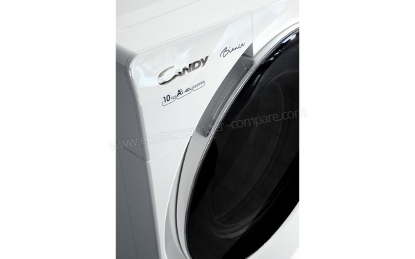 CANDY BWM1410PH7/1-S Bianca - Vue 3/4 gauche panneau de commandes  (cr&eacute;dit : Boulanger)