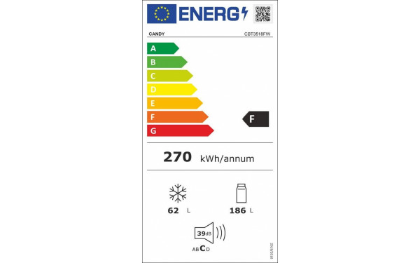 CANDY CBT3518FW - &Eacute;tiquette &eacute;nergie v2