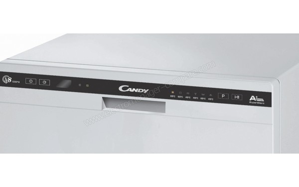 CANDY CDCP 8/E - Panneau de commandes (cr&eacute;dit : Boulanger)