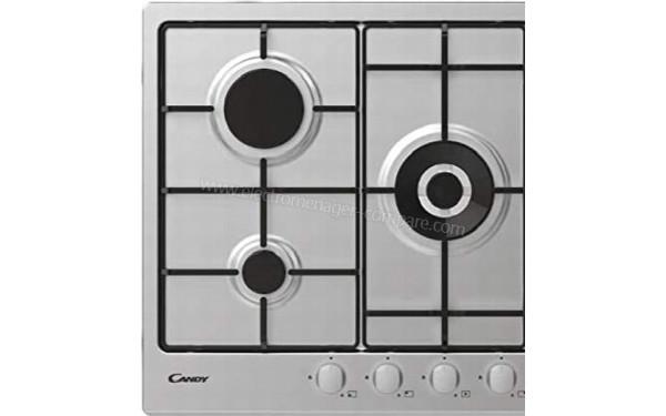 CANDY CDOY7W4X - Zoom sur les foyers &agrave; gaz