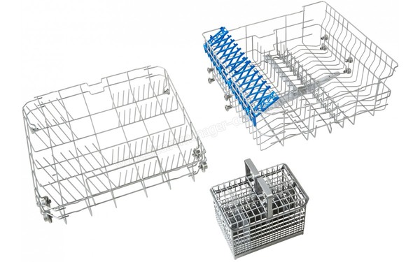 CANDY CDP2D35W - Vue des paniers (cr&eacute;dit : Boulanger)