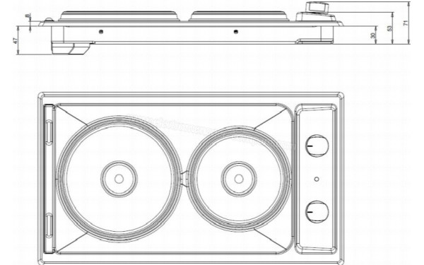CANDY CE32XK - Dimensions