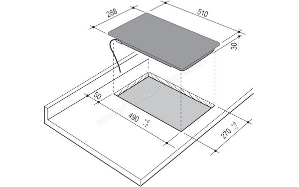 CANDY CE32XK - Dimensions