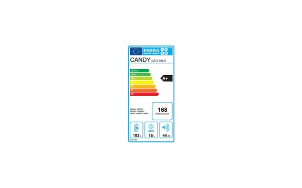 CANDY CFO195E - &Eacute;tiquette &eacute;nergie