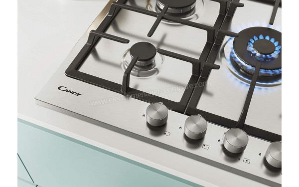 CANDY CHG74WPX - Zoom sur les foyers