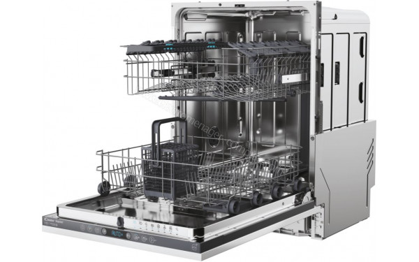 CANDY CI3C6F0A - Vue du panier inf&eacute;rieur et sup&eacute;rieur