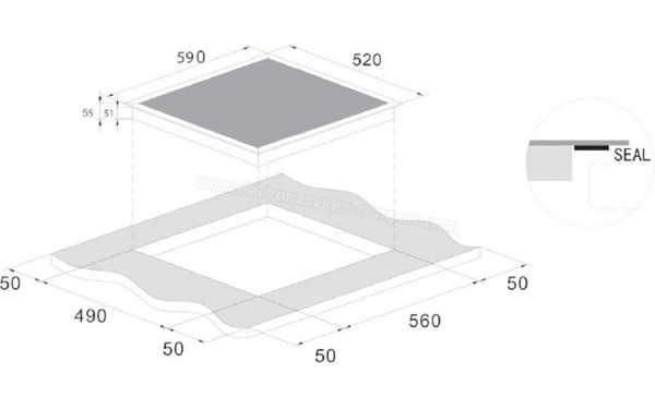 CANDY CIS633SCTT - Sch&eacute;ma technique