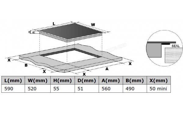 CANDY CITT642SSC - Sch&eacute;ma technique