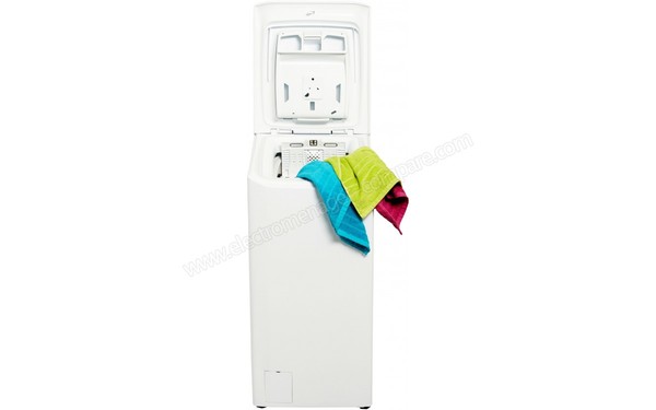 CANDY CLT363DM-47 - Vue de face porte ouverte (cr&eacute;dit : Boulanger)