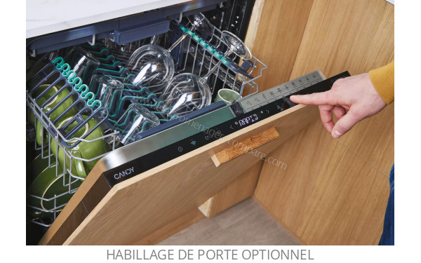 CANDY CNS 4A4S3PSB - Panneau de commandes