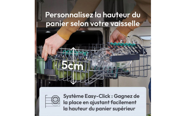 CANDY CNS 4A4S3PSB - Syst&egrave;me Easy-Click