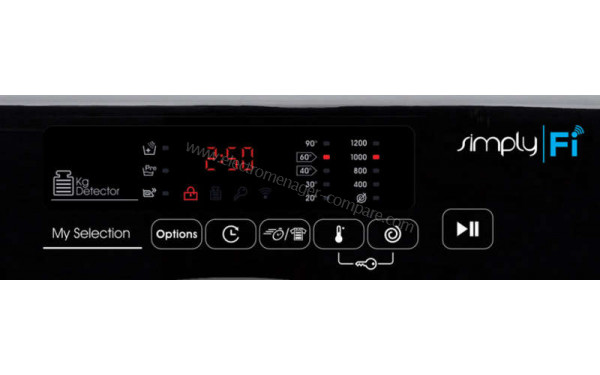 CANDY CO12102DB3B/1-S - Options et voyants