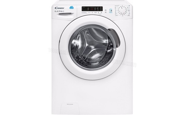 CANDY CS1282D3-S - Vue de face (cr&eacute;dit : Boulanger)