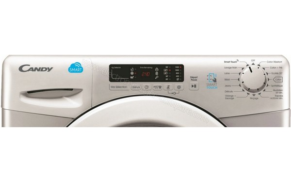 CANDY CS13102D3S/1-47 - Panneau de commandes (cr&eacute;dit : Darty)