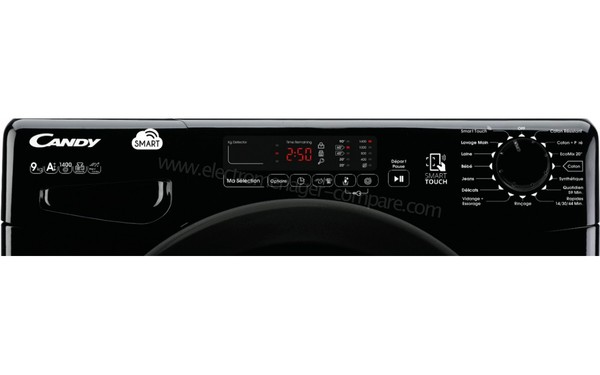 CANDY CS1492DB3B-47 - Panneau de commandes (cr&eacute;dit : Darty)
