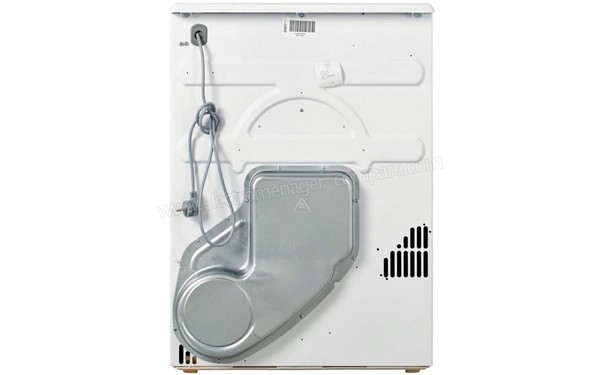 CANDY CSC10LF-S - Vue de l'arri&egrave;re (cr&eacute;dit : Boulanger)