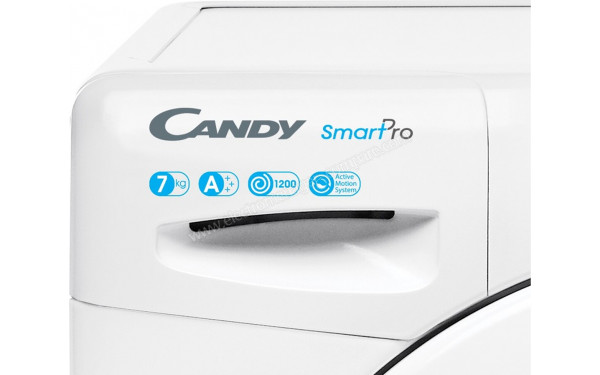 CANDY CSO1275T3/1-S - Zoom sur le tiroir lessiviel