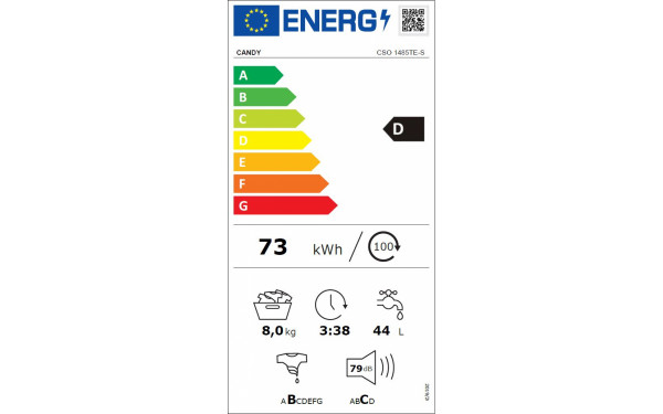 CANDY CSO1485TE-S - &Eacute;tiquette &eacute;nergie v2