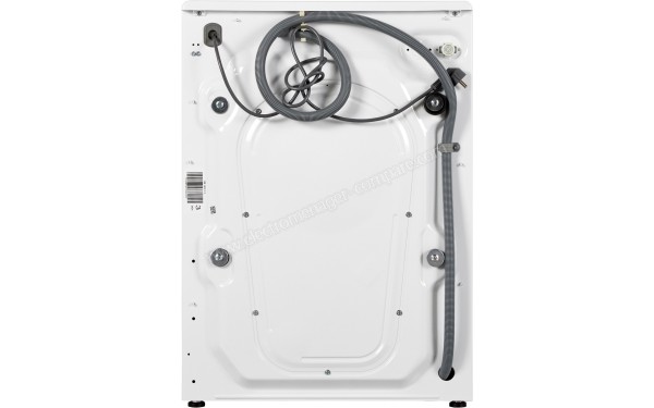 CANDY CSW485D/5-S - Vue de l'arri&egrave;re (cr&eacute;dit : Boulanger)