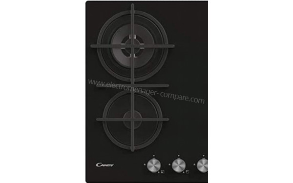 CANDY CVG6BR4WPB - Zoom sur les foyers &agrave; gaz