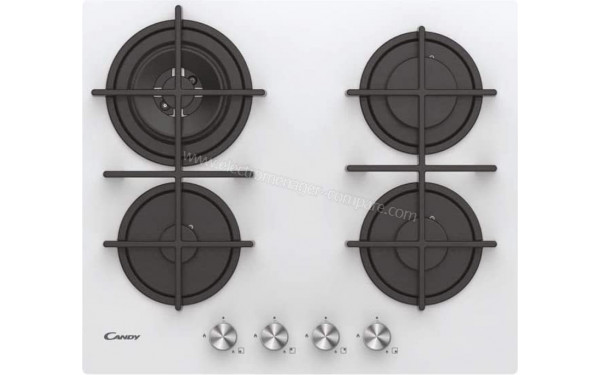 CANDY CVG6BR4WPW - Vue du dessus