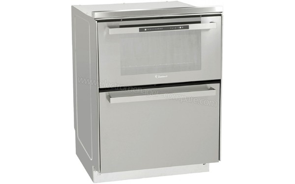 CANDY DUO609X - Vue 3/4 gauche (cr&eacute;dit : Darty)