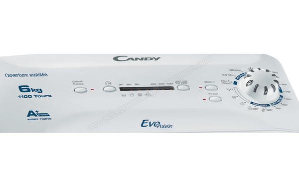CANDY EVOGT11061D - Panneau de commandes