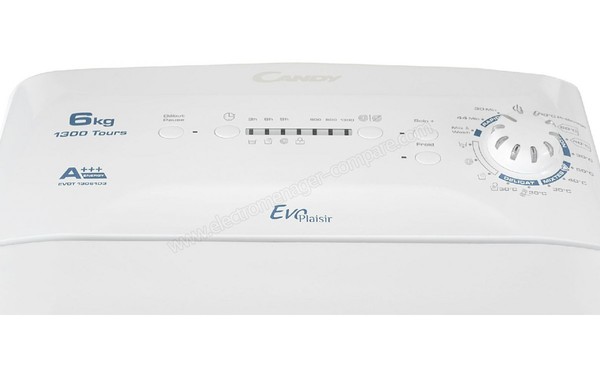 CANDY EVOT13061D3 - Panneau de commandes (cr&eacute;dit : Darty)