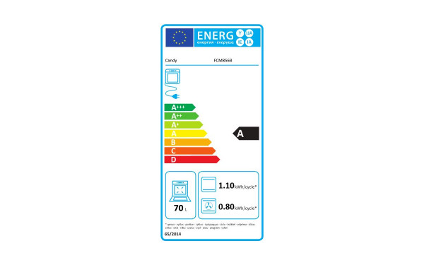 CANDY FCM856B - &Eacute;tiquette &eacute;nergie