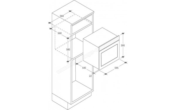 CANDY FCT686N WIFI - Sch&eacute;ma technique