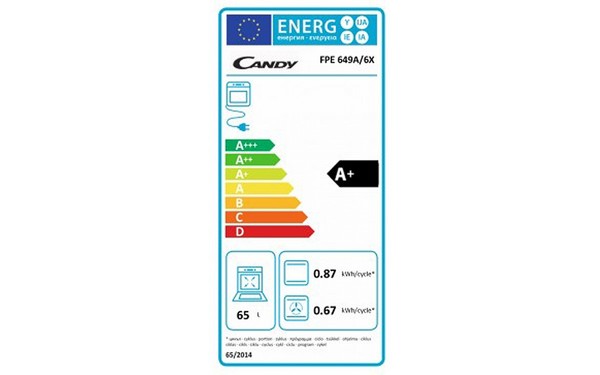 CANDY FPE 649A/6 X - &Eacute;tiquette &eacute;nergie