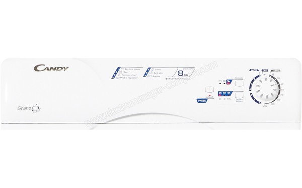 CANDY GCC580NB - Panneau de commandes (cr&eacute;dit : Boulanger)