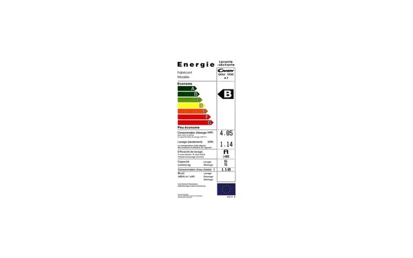 CANDY GOW556 - &Eacute;tiquette &eacute;nergie