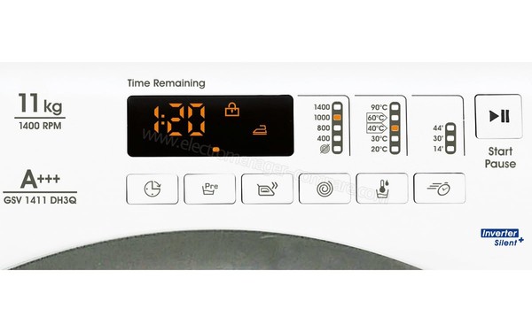 CANDY GSV1411DH3Q/1-S - Panneau de commandes (n&deg;2)