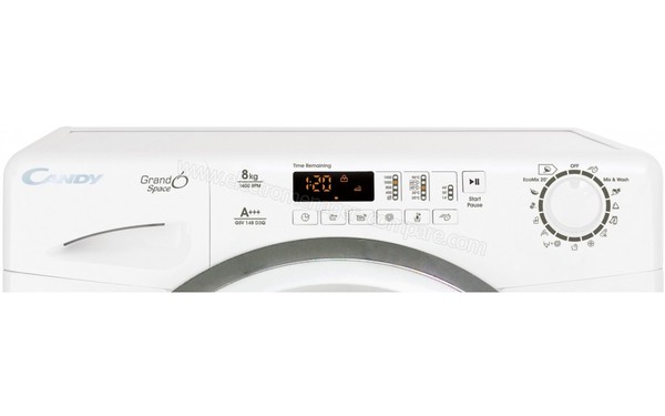 CANDY GSV148D3Q-S - Panneau de commandes (cr&eacute;dit : But)
