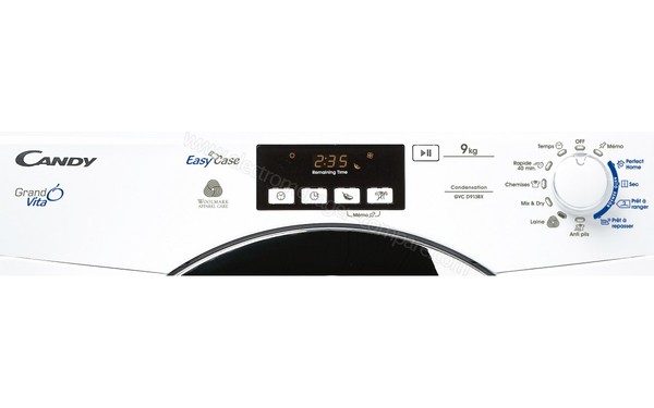 CANDY GVCD913BX - Panneau de commandes