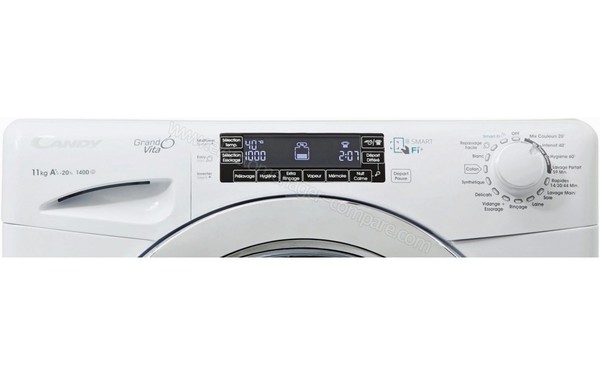 CANDY GVF1411LWHC5-47 - Panneau de commandes (cr&eacute;dit : Boulanger)