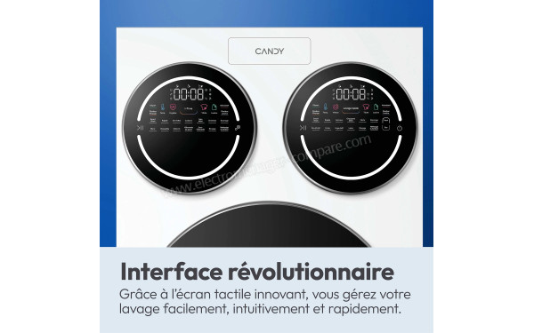 CANDY MQD 410CBL9-47 MultiWash - Panneau de commandes