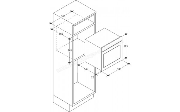 CANDY R43/6X - Dimensions