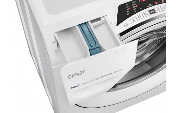 CANDY RO1496DWMCT/1-S - Zoom sur le tiroir lessiviel