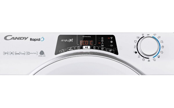CANDY ROH9A3TSEX-S - Panneau de commandes (cr&eacute;dit : Boulanger)