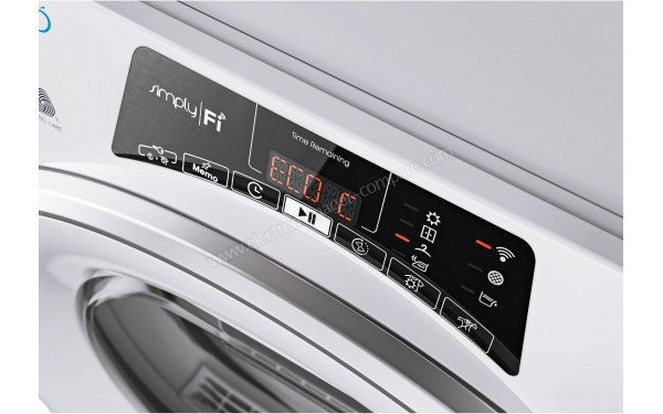 CANDY ROH9A3TSEX-S - Vue des options (cr&eacute;dit : Boulanger)