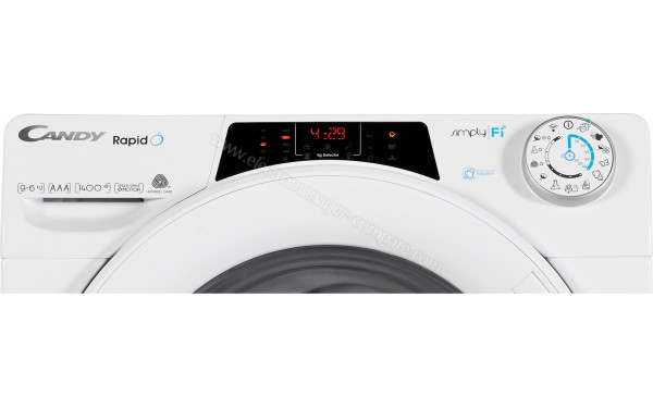 CANDY ROW4964DXH/1-S - Panneau de commandes (cr&eacute;dit : Boulanger)