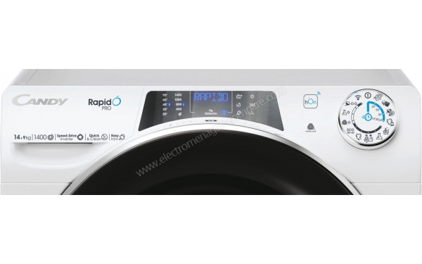 CANDY RPW41496BWMBC-S - Panneau de commandes