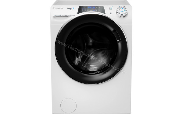 CANDY RPW5856BWMBC/-S - Vue de face