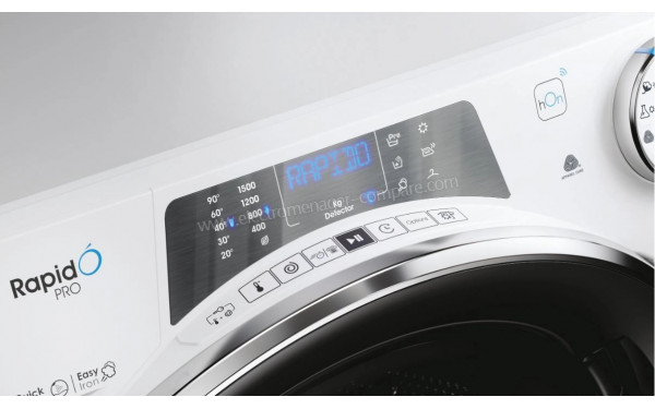 CANDY RPW5856BWMBC/-S - Panneau de commandes