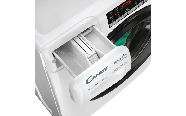 CANDY CSO6106TWMB6/1-S - Zoom sur le tiroir lessiviel