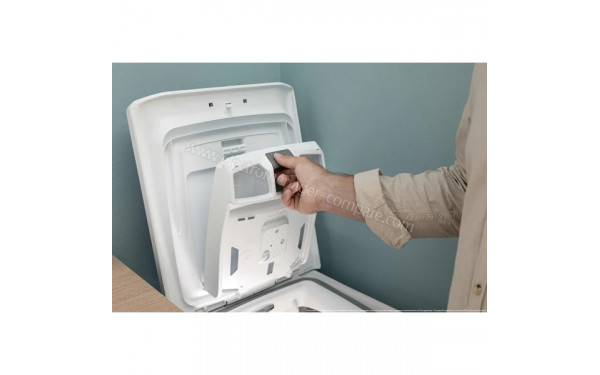 CANDY TCAS266TM8-S - Vue des bacs lessiviels