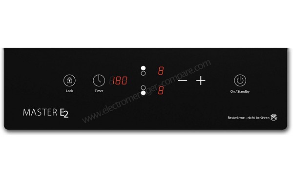 CASO Master E2 - Panneau de commandes