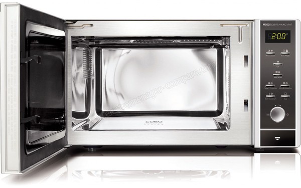 CASO MCG25 Ceramic Chef - Vue porte ouverte